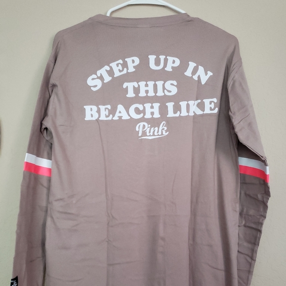 Victoria's Secret Pink henley long sleeve tee - Picture 3 of 4